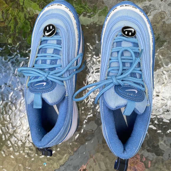 Nike " Have A Nike Day " Air Max 97 Blue Indigo Sneakers - Picture 5 of 17